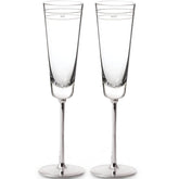 Darling Point™ "Mr." And "Mrs." 2-Piece Champagne Flute Set